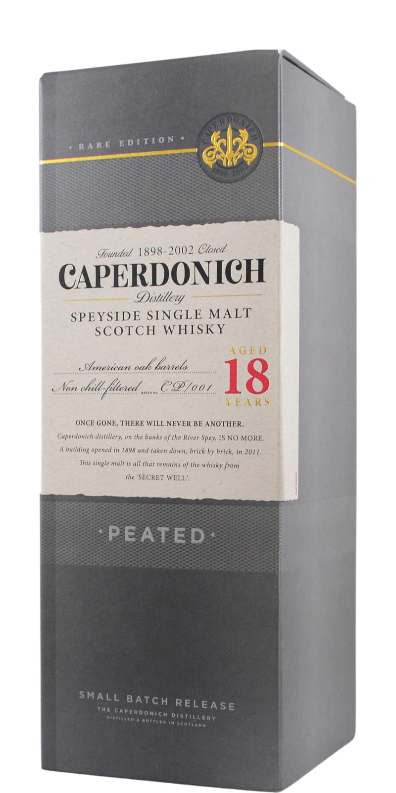 Caperdonich 18-year-old - Peated