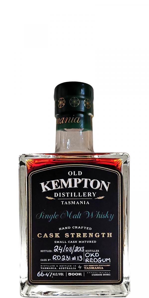 Old Kempton Cask Strength Small Cask Matured Red Gum RD231 66.4% 500ml