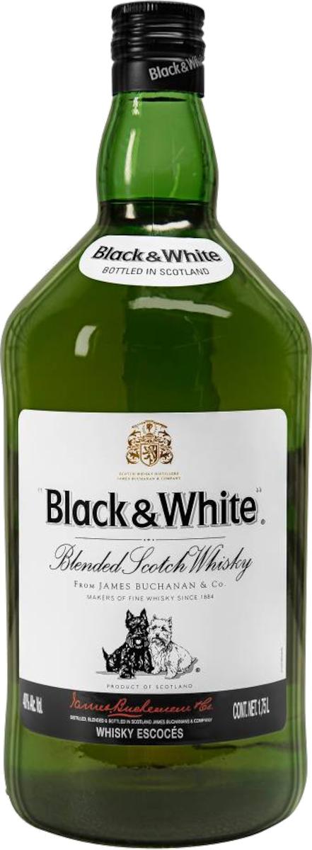 Black & White Blended Scotch Whisky 40% 1750ml