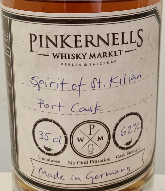 Pinkernells Spirit of St.Kilian PWM Port Cask 62% 350ml