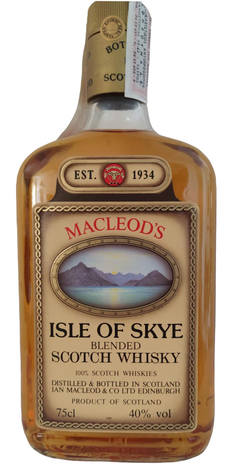 Isle of Skye Blended Scotch Whisky IM 40% 750ml