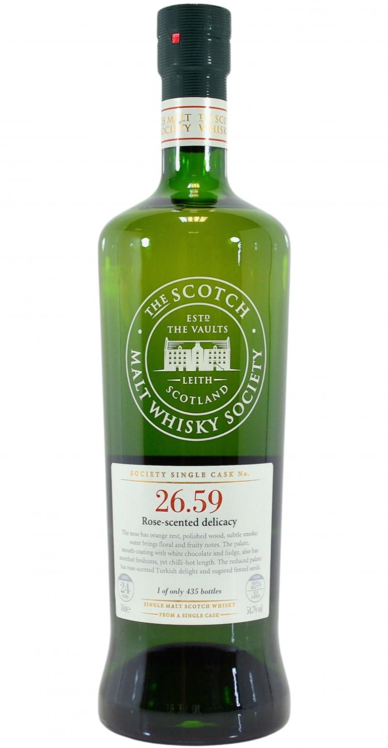 Clynelish 1984 SMWS 26.59 Rose-scented delicacy Refill Ex-Sherry Butt 54.7% 700ml