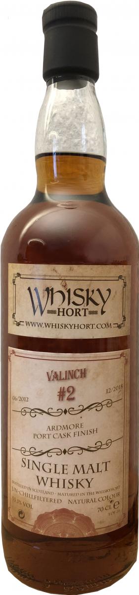 Ardmore 2012 Wh Valinch #2 Port Cask Finish 55.1% 700ml