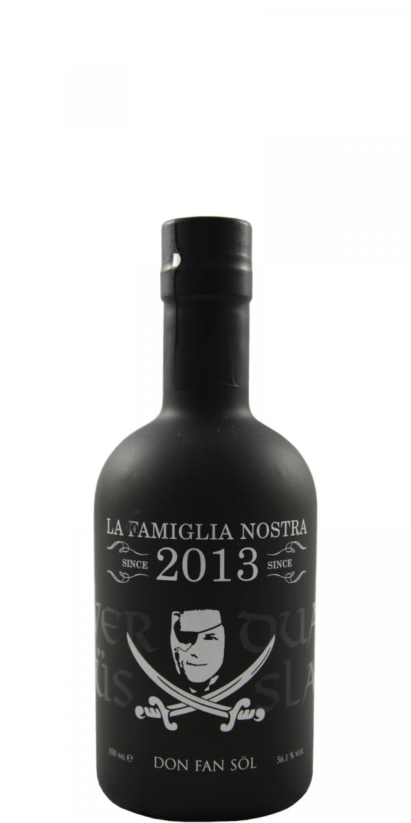 La Famiglia Nostra Don fan Sol LFN 1st fill px cask hand bottled at Whisky Kontor Sylt 56.1% 350ml