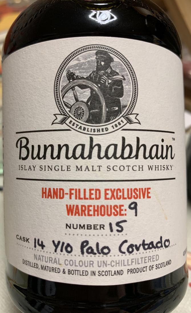 Bunnahabhain 14yo Palo Cortado #15 55.6% 200ml