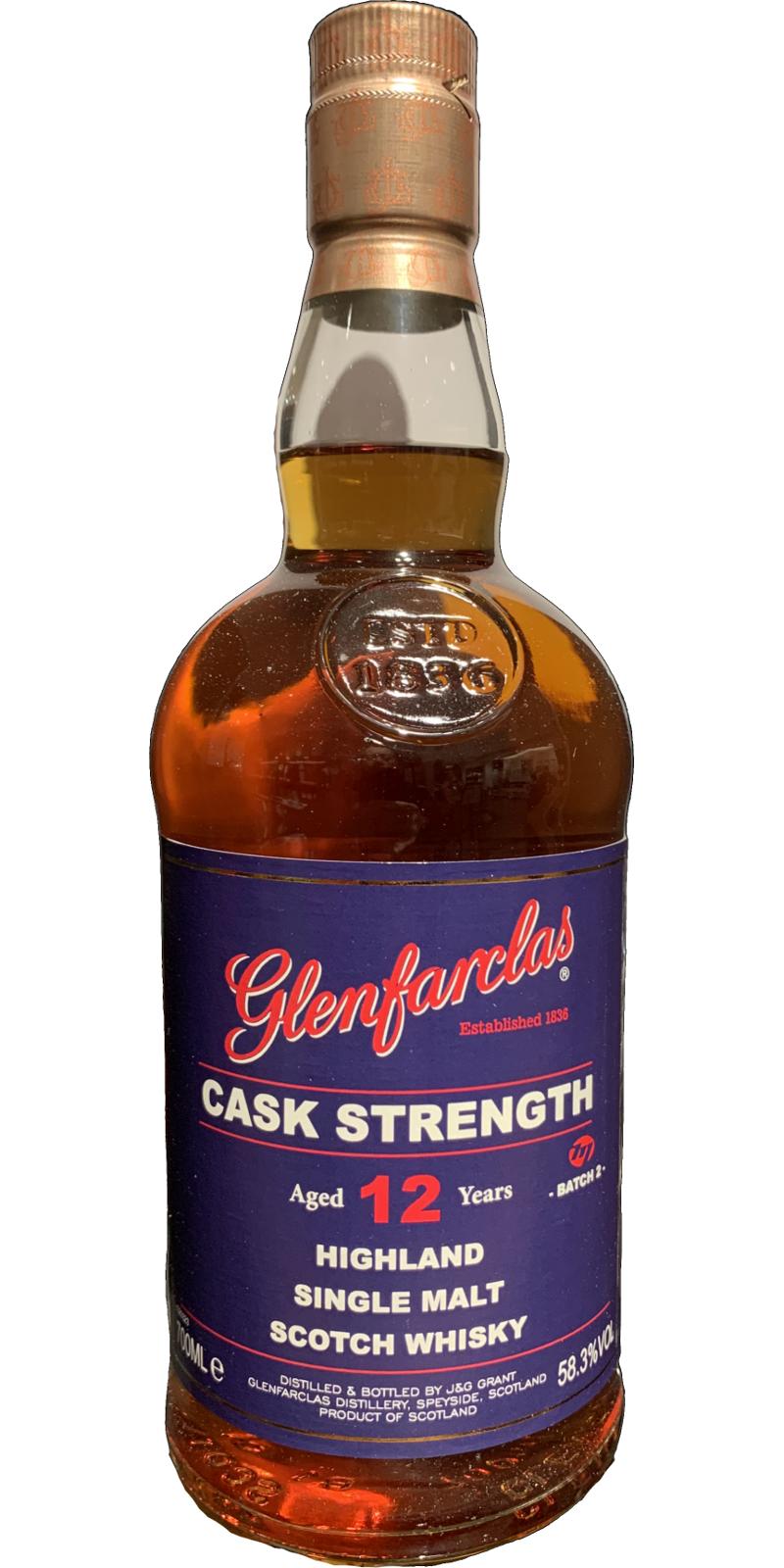 Glenfarclas 12yo Cask Strength 1st-fill sherry casks 58.3% 700ml