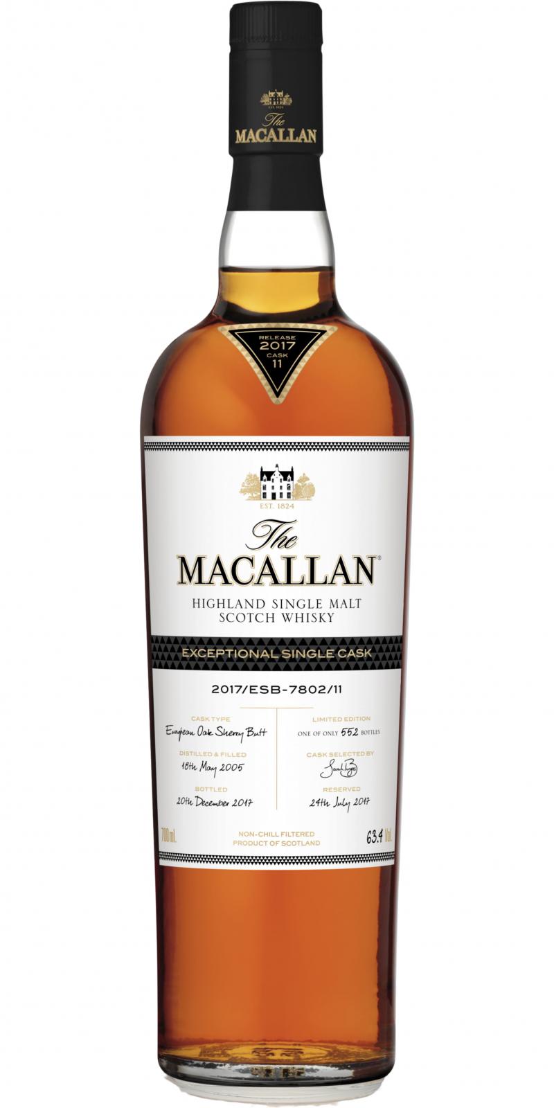 Macallan 2017 Esb 7802 11 Ratings And Reviews Whiskybase