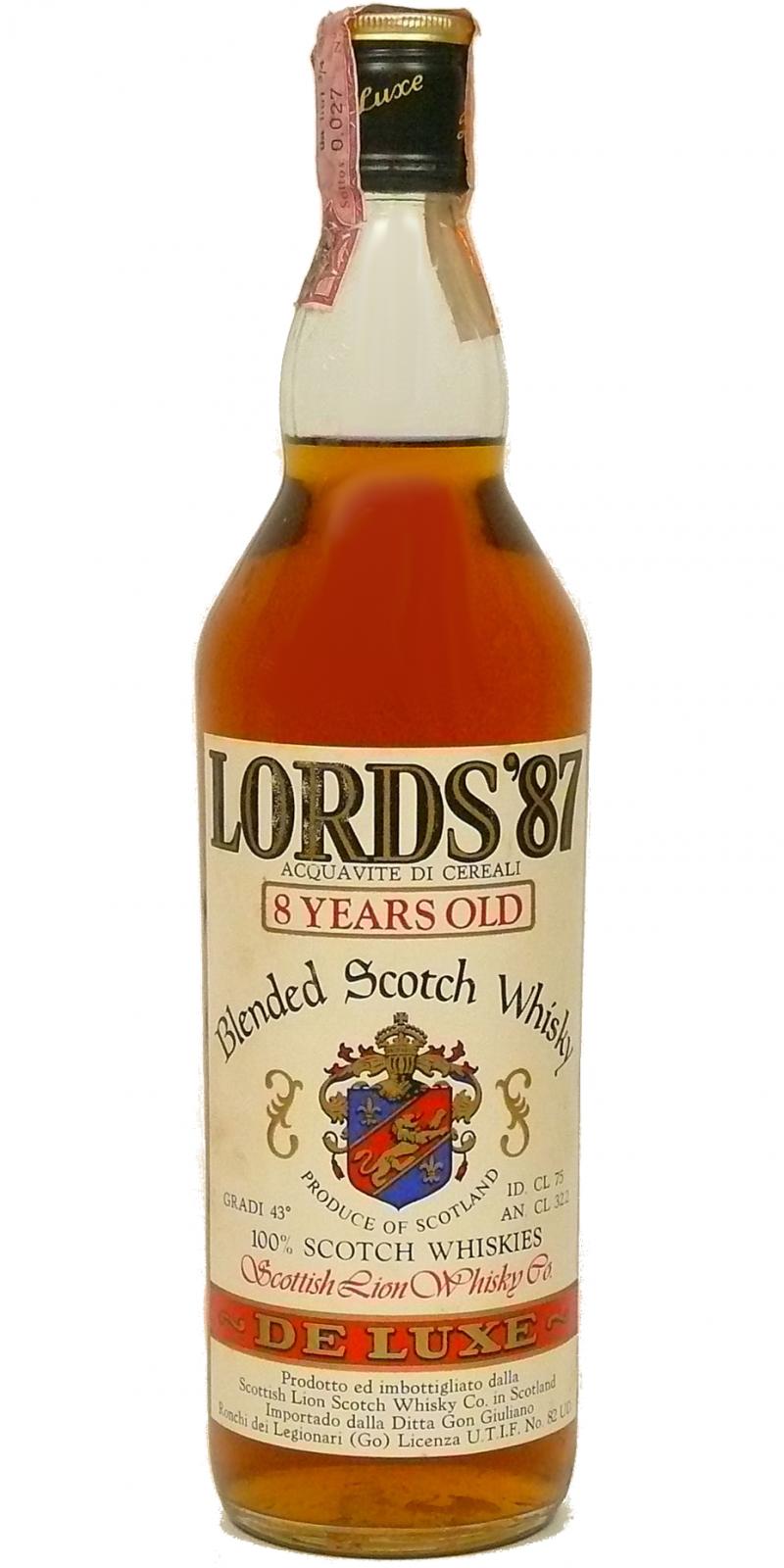 Lords '87 08-year-old