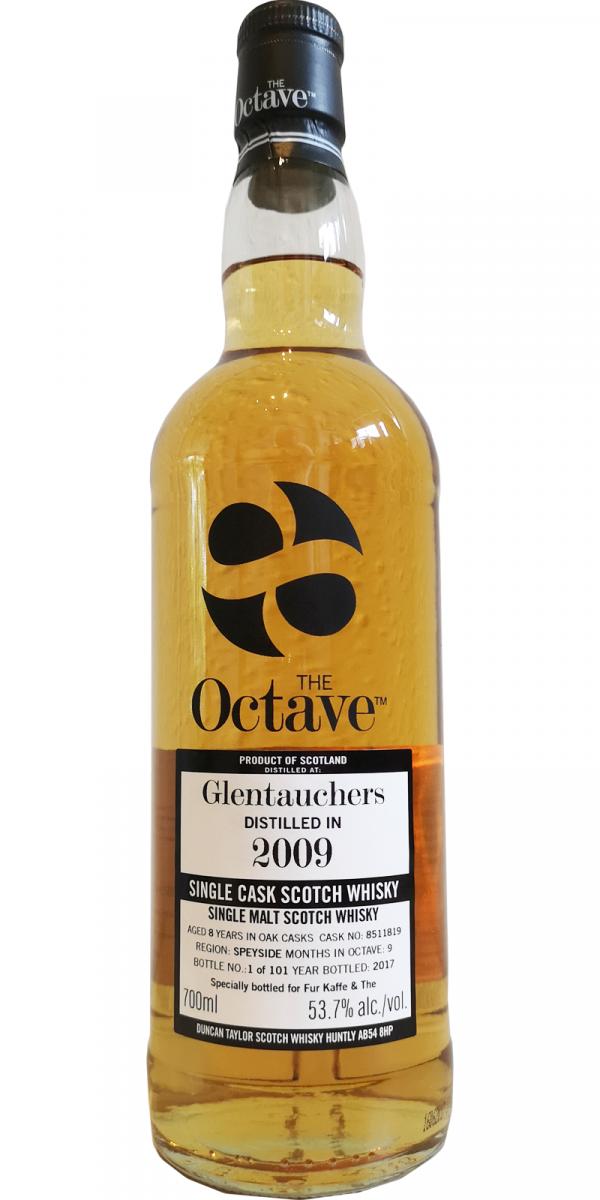 Glentauchers 2009 DT Sherry Octave Finish #8511819 Fur Kaffe & The 53.7% 700ml