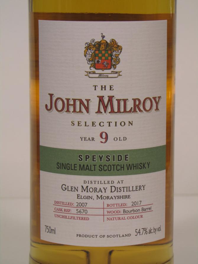 Glen Moray 2007 JY