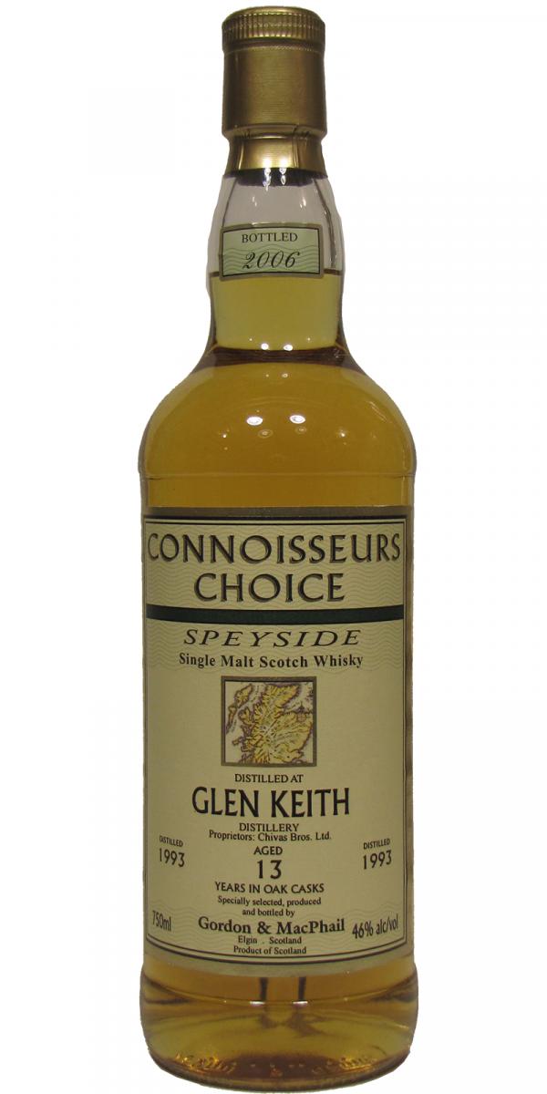 Glen Keith 1993 GM Connoisseurs Choice Oak Casks 46% 750ml