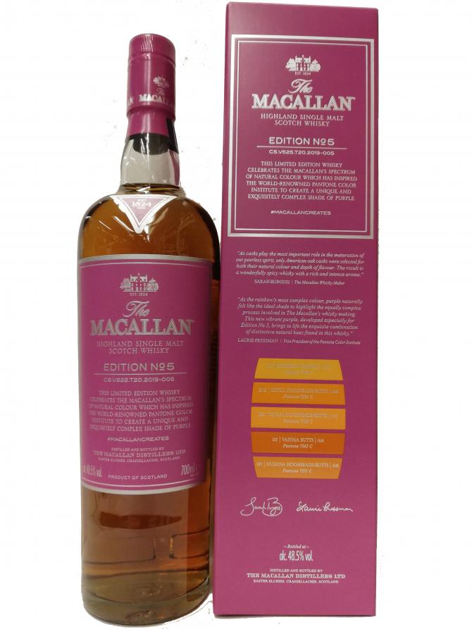 Macallan Edition No. 5 - Ratings and reviews - Whiskybase