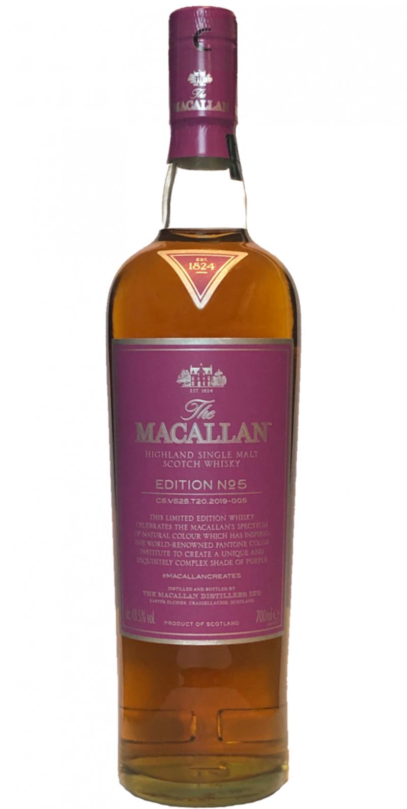 Macallan Edition No 5 Ratings And Reviews Whiskybase