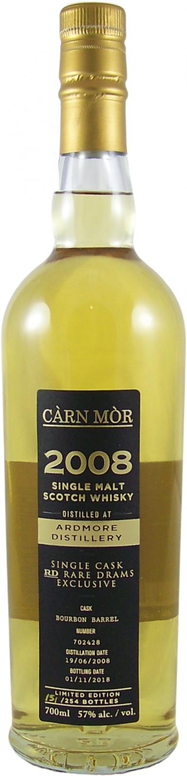 Ardmore 2008 MMcK Carn Mor Celebration of the Cask Bourbon Barrel #702428 57% 700ml
