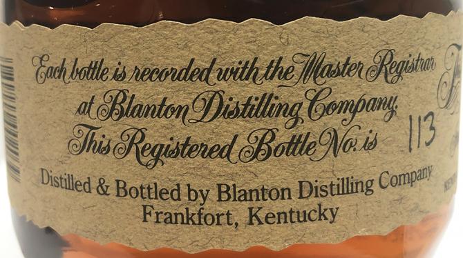 Blanton's The Original - Ratings and reviews - Whiskybase