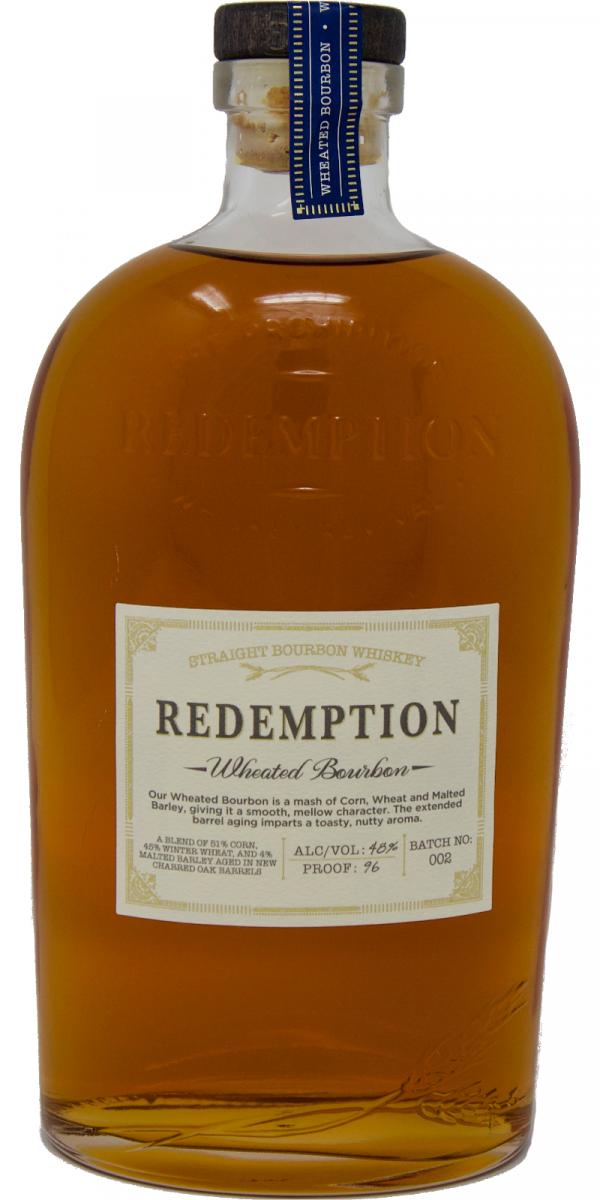 Redemption Wheated Bourbon Ratings And Reviews Whiskybase