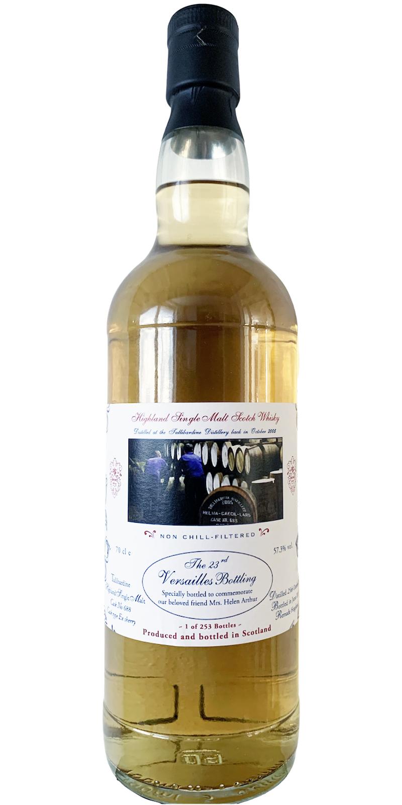 Tullibardine 2005 The 23rd Versailles Bottling ex-Sherry Hogshead #688 57.3% 700ml