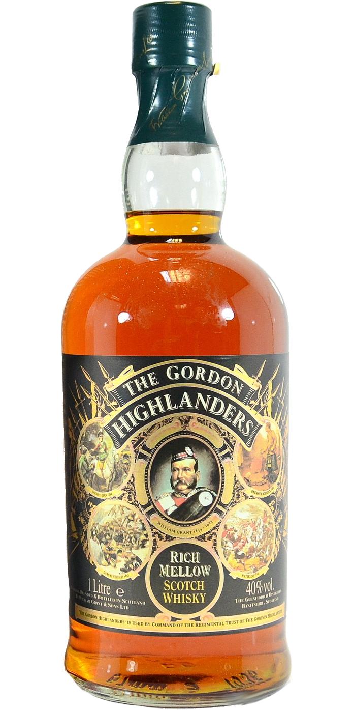 The Gordon Highlander's Rich Mellow Scotch Whisky 40% 1000ml