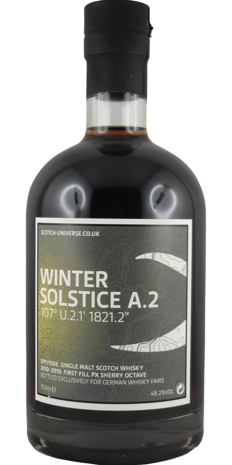 Scotch Universe Winter Solstice A.2 107 U.2.1 1821.2 First Fill PX Sherry Octave German Whisky Fairs 48.2% 700ml