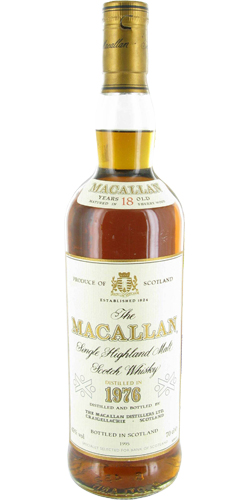 Macallan 1976 for Bank of Scotland Sherry Cask 43% 700ml
