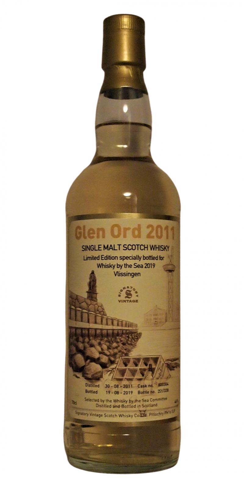Glen Ord 2011 SV #800304 Whisky by the Sea 2019 Vlissingen 46% 700ml