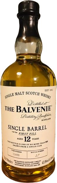 Balvenie 12yo Single Barrel #11698 47.8% 700ml