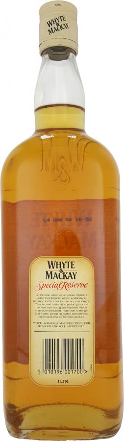 Whyte & Mackay Special Reserve W&M - Ratings and reviews - Whiskybase