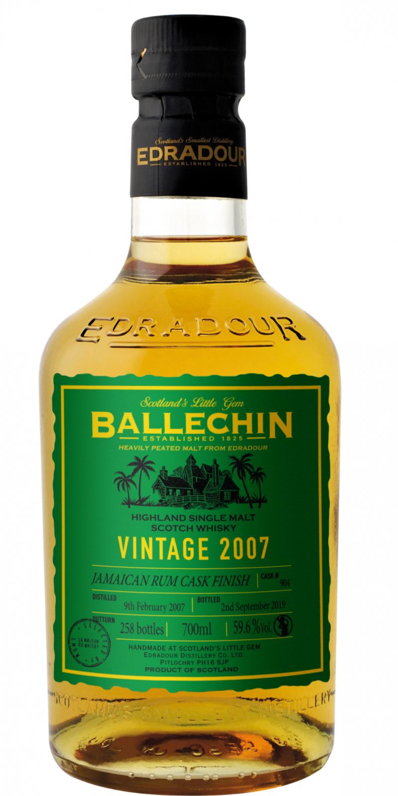 Ballechin 2007 Vintage #904 LMDW 59.6% 700ml