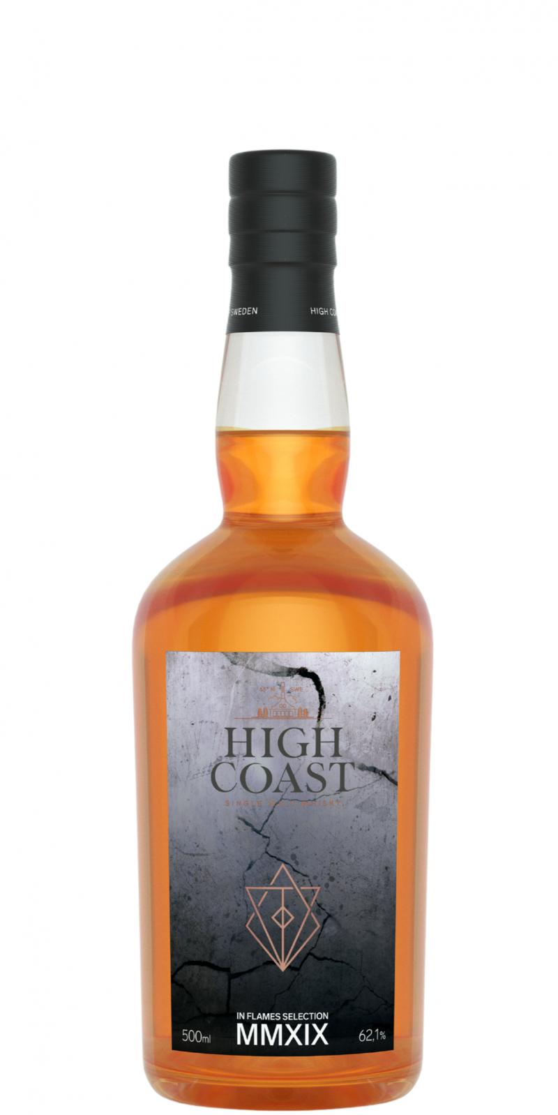 High Coast In Flames Selection Mmxix American Oak 2012-608 62.1% 500ml