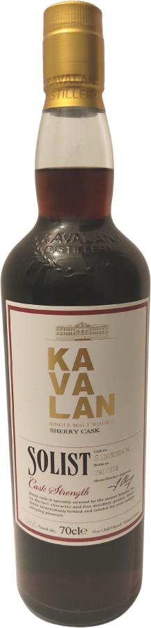 Kavalan Solist Sherry Cask Sherry S10030347A 58.6% 700ml