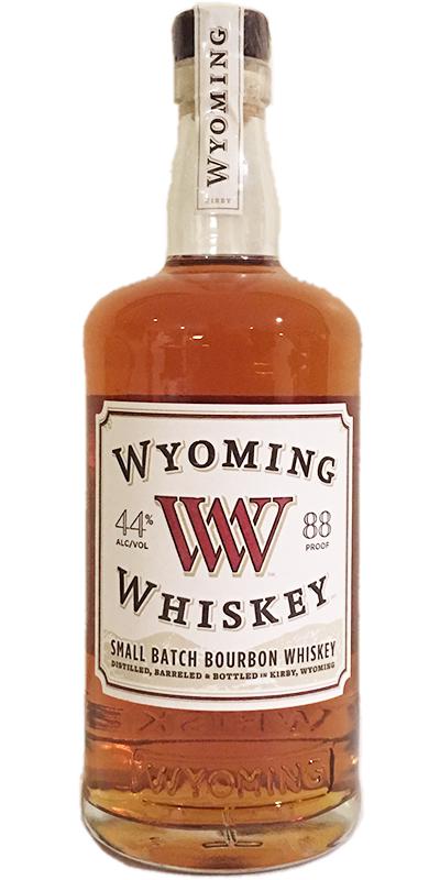 Wyoming Whisky Small Batch Bourbon Whisky Charred Virgin White Oak 44% 750ml