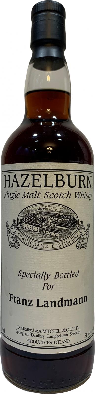 Hazelburn 1997 Private Bottling Fresh Sherry Wood #1038 Franz Landmann 58.4% 700ml