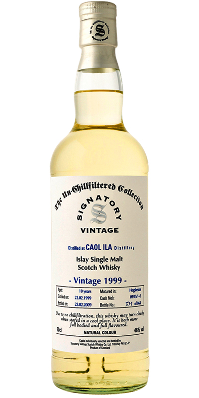 Caol Ila 1998 SV The Un-Chillfiltered Collection 10639 + 40 46% 700ml