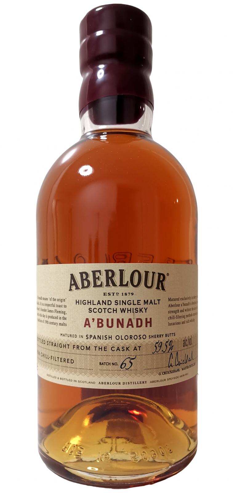 Aberlour A'bunadh batch #65