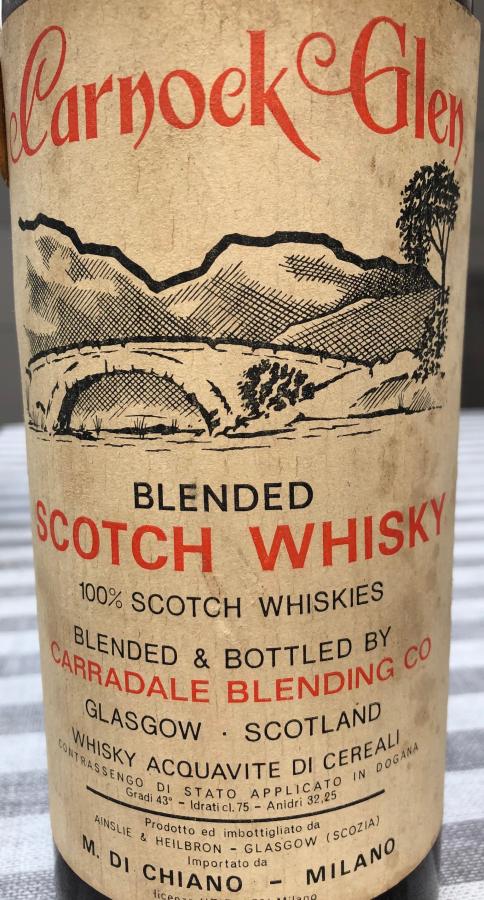 Carnock Glen Blended Scotch Whisky