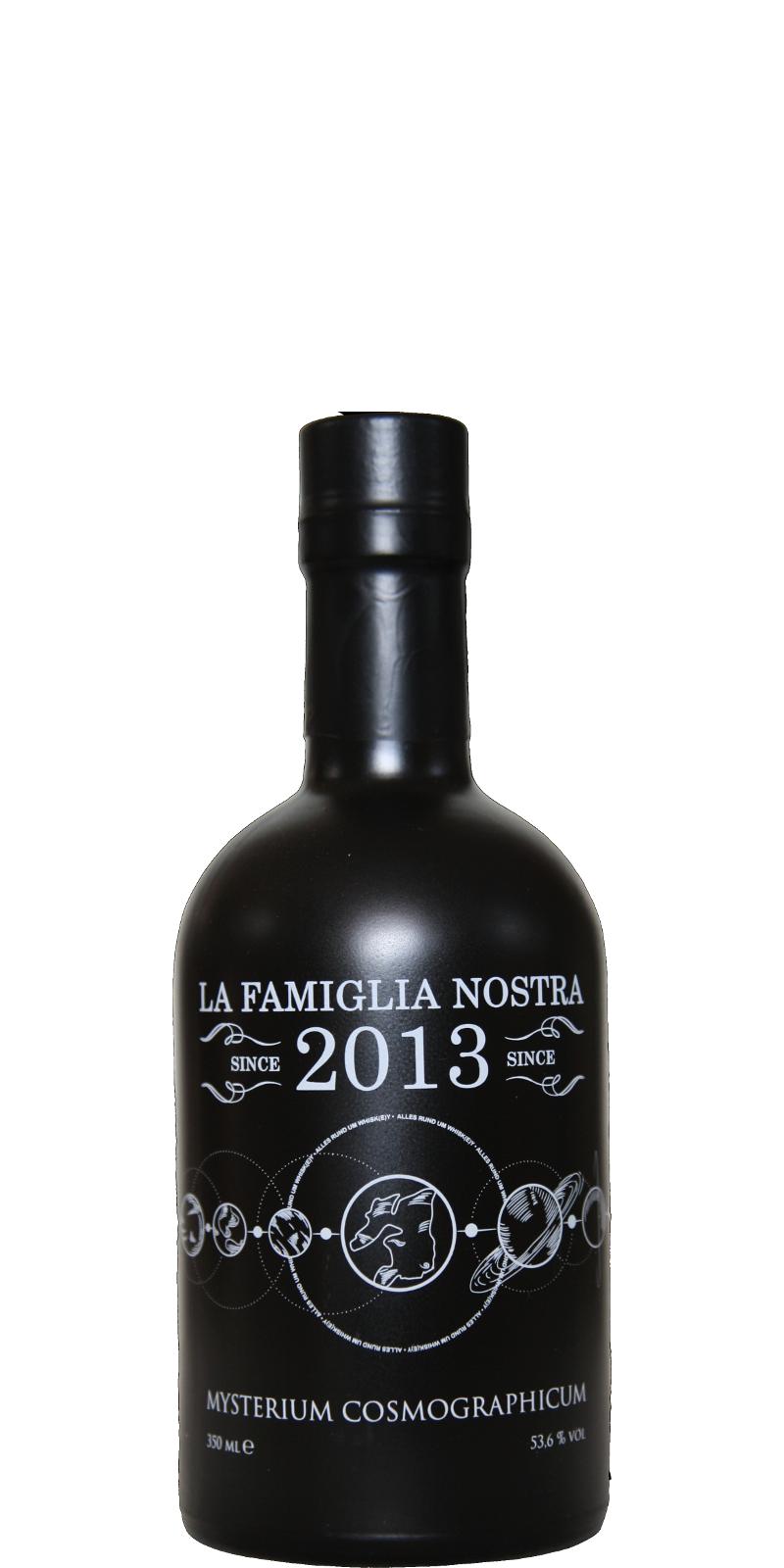 La Famiglia Nostra Mysterium Cosmographicum LFN 1st fill PX cask 53.6% 350ml
