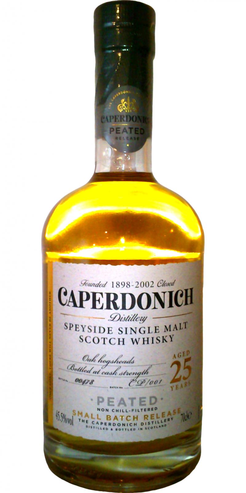Caperdonich 25-year-old - Peated