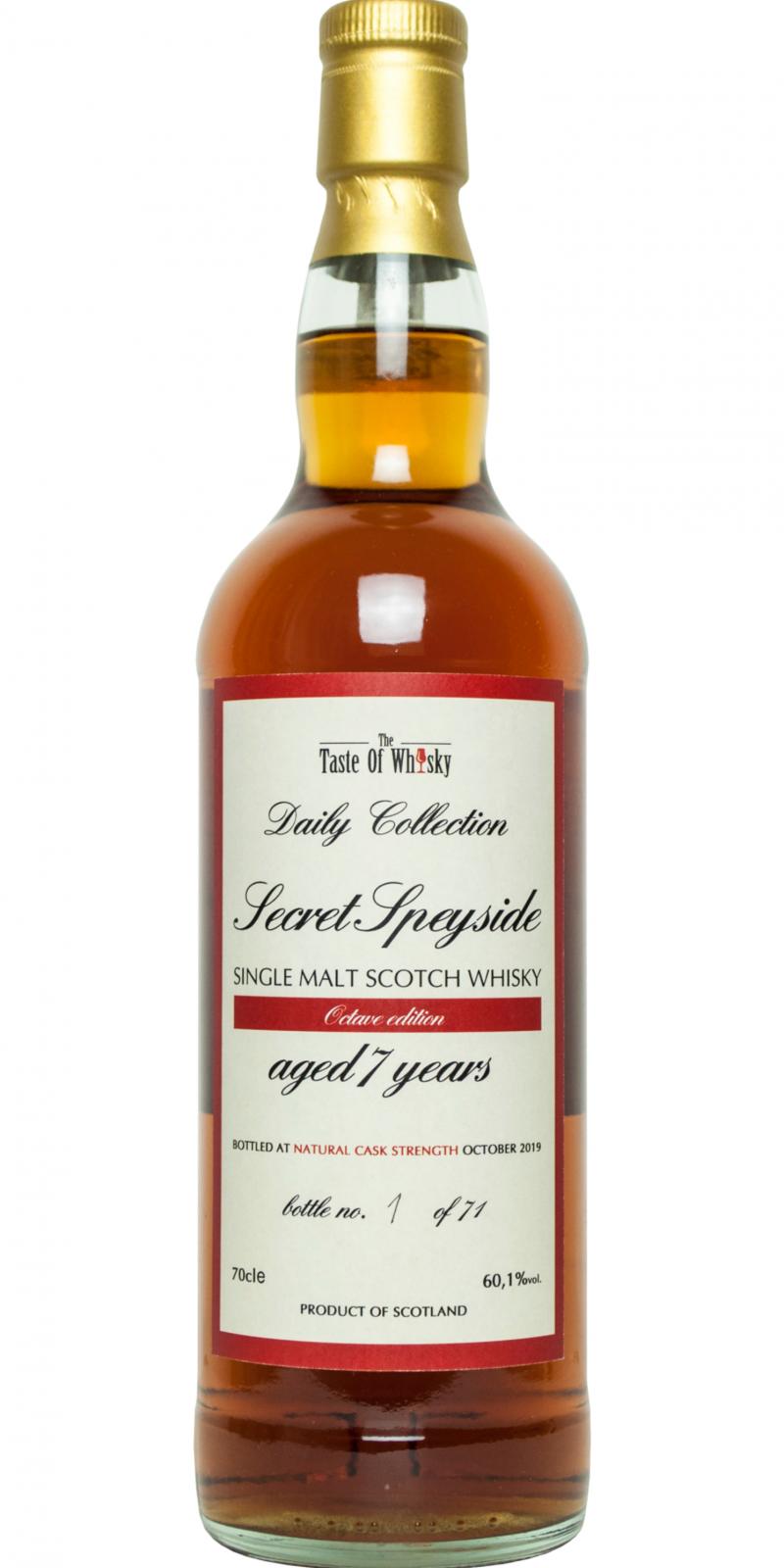 Secret Speyside 2011 TTOW Daily Collection 800932A 60.1% 700ml