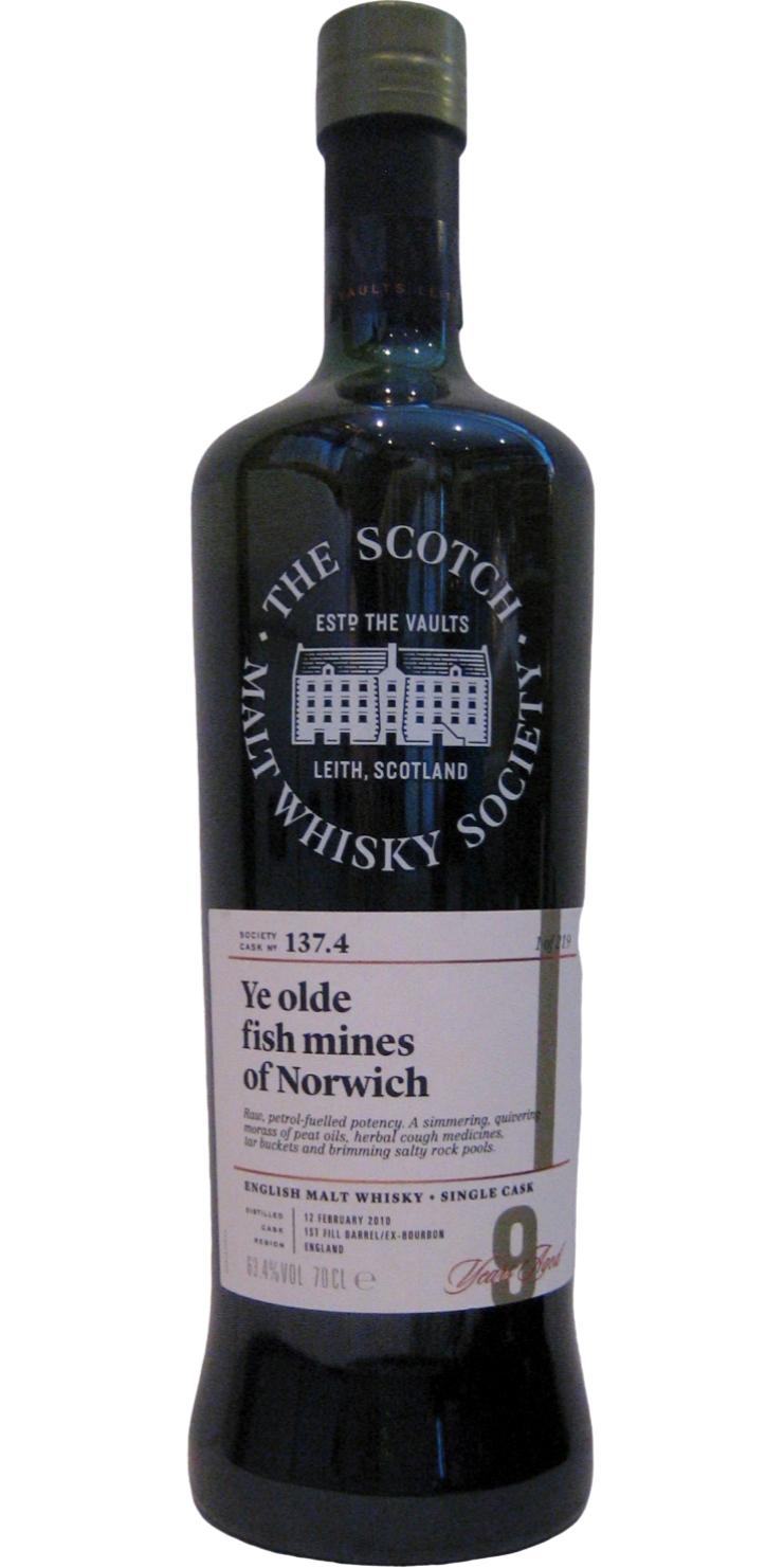 The English Whisky 2010 SMWS 137.4
