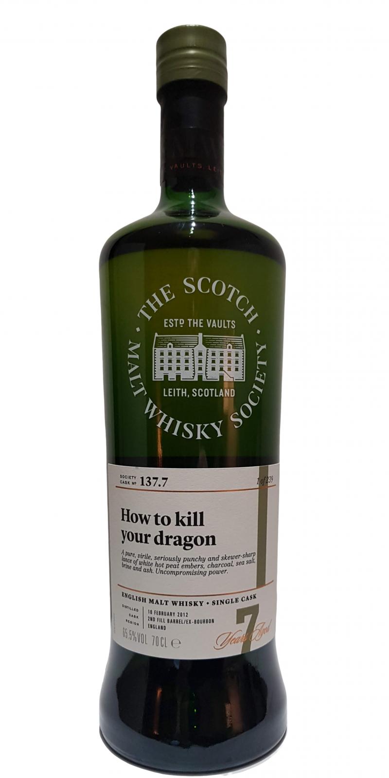 The English Whisky 2012 SMWS 137.7