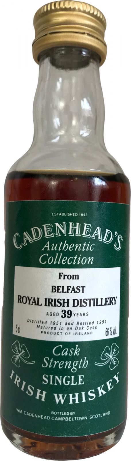 Cadenheads Royal Irish 1951 CA