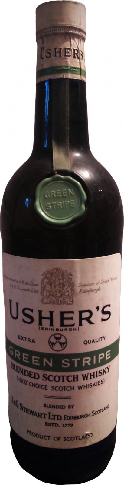 Usher's Green Stripe Blended Scotch Whisky 43% 750ml