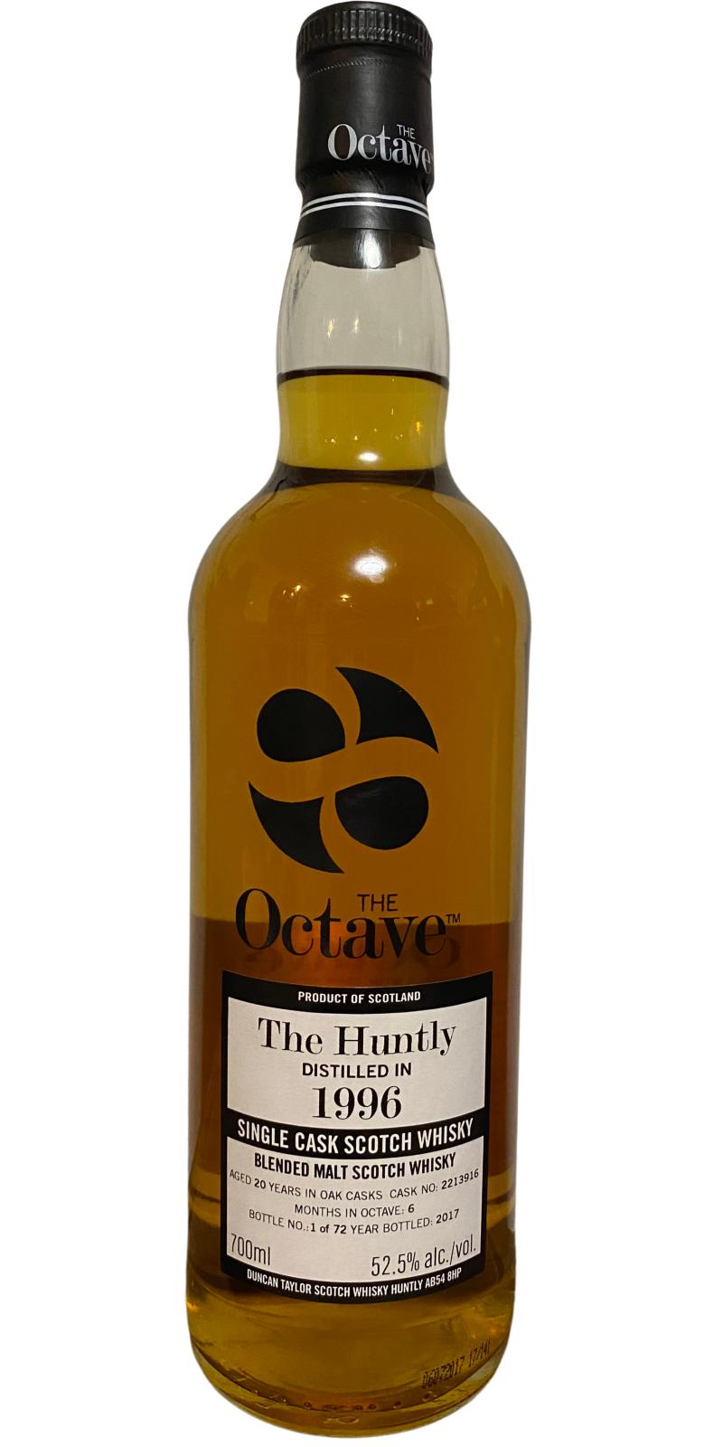 The Huntly 1996 DT Sherry Octave Finish #2213916 52.5% 700ml