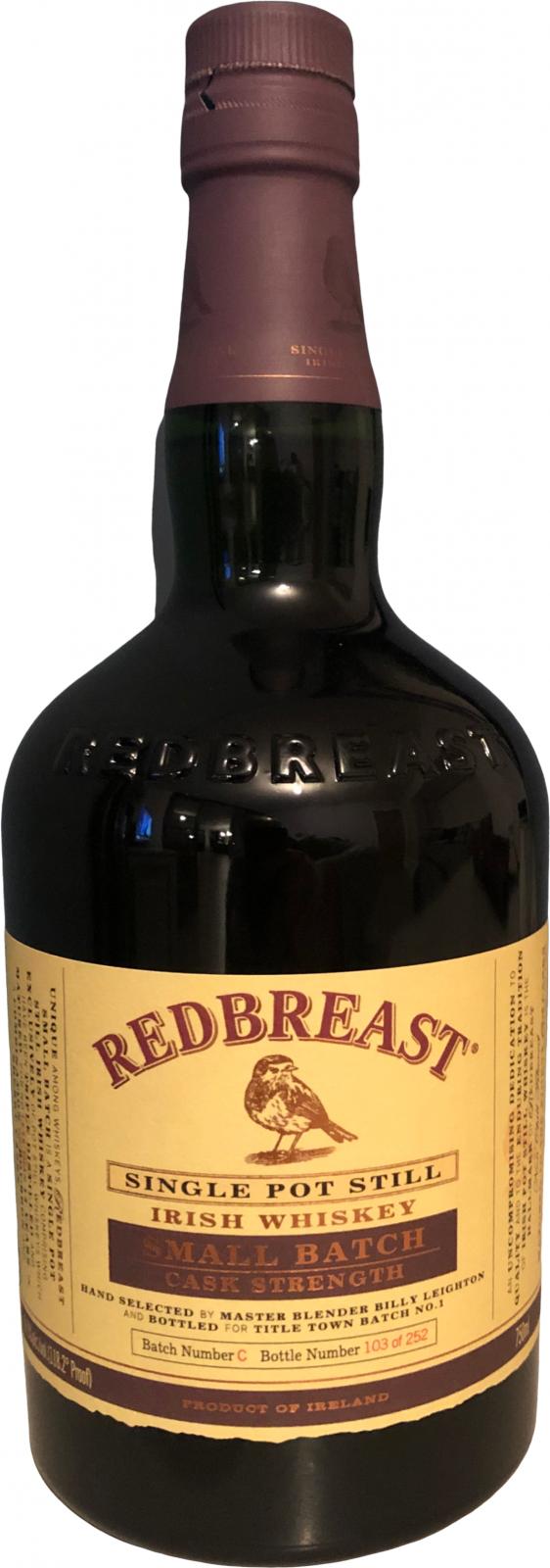 Redbreast Small Batch Cask Strength Bourbon & Sherry 59.1% 750ml