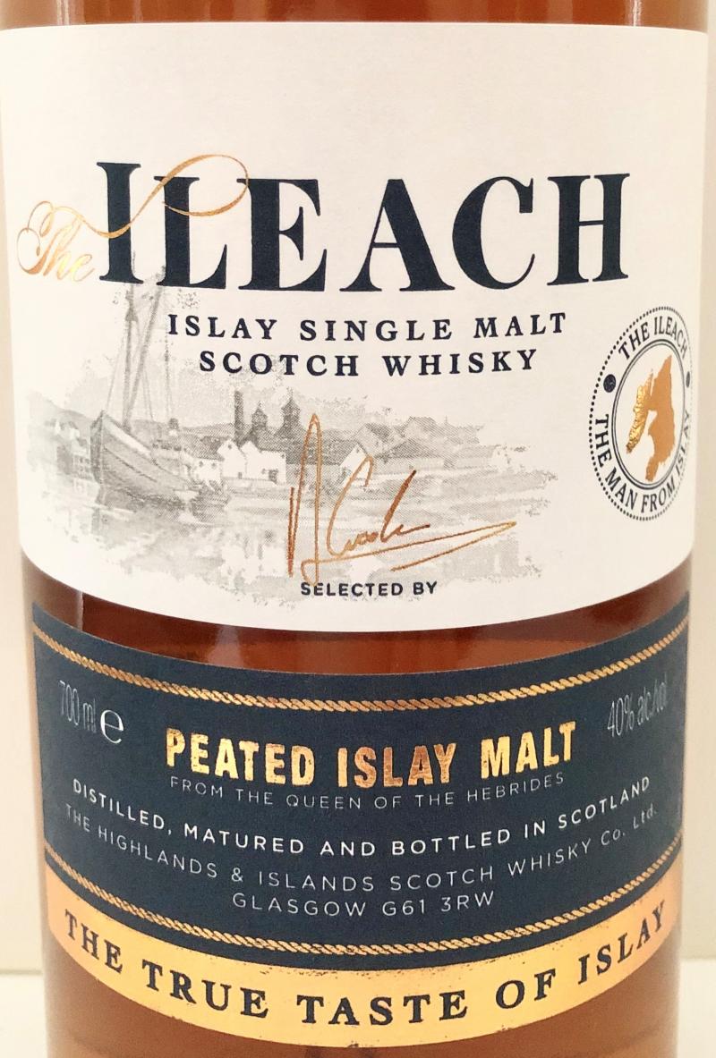 The Ileach Peated Islay Malt H&I