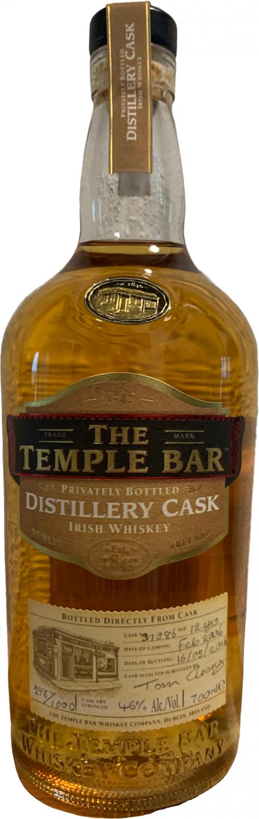 The Temple Bar Distillery Cask Single Cask Malt #31386 46% 700ml