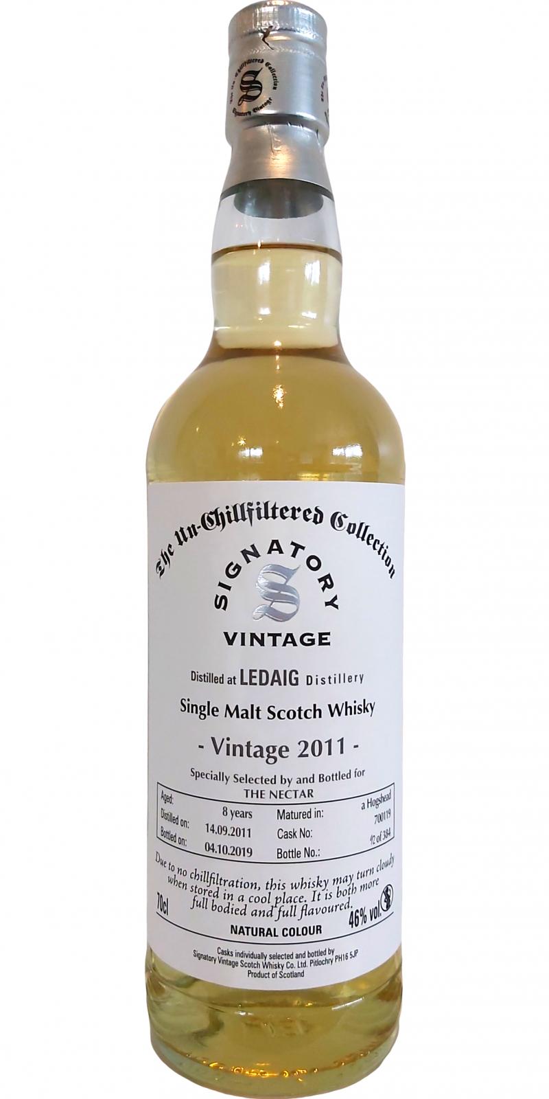 Ledaig 2011 SV The Un-Chillfiltered Collection #700119 46% 700ml