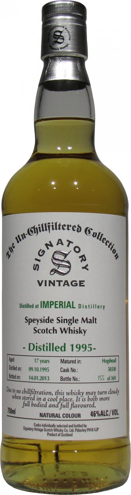 Imperial 1995 SV The Un-Chillfiltered Collection #50330 46% 750ml