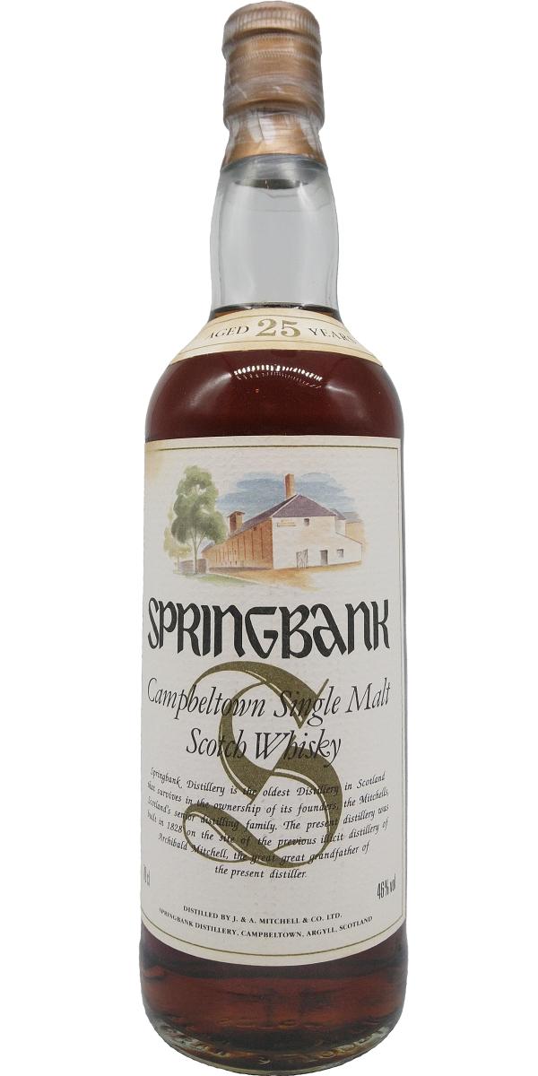 Springbank 25yo Distillery Picture Label 46% 700ml
