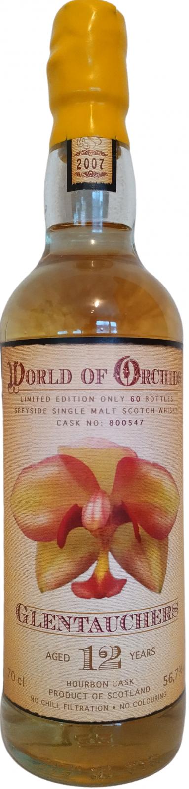 Glentauchers 12yo JW World of Orchids Bourbon #800547 56.7% 700ml
